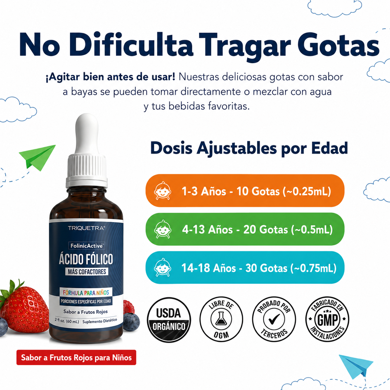 Folinico orgánico Active Kids
