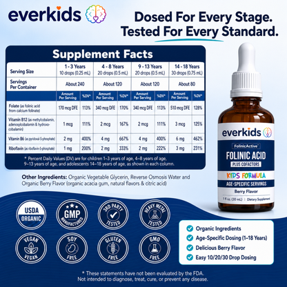 Organic Folinic Active Kids