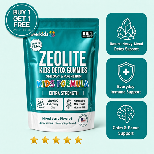 Zeolite Detox Gummies – Plant-Based Gelatin