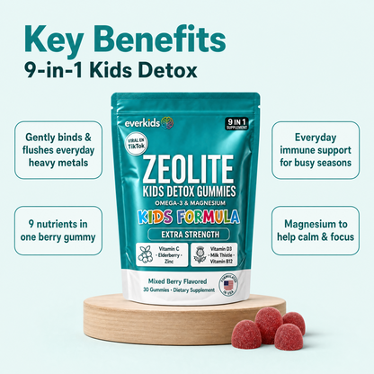 Zeolite Detox Gummies – Plant-Based Gelatin