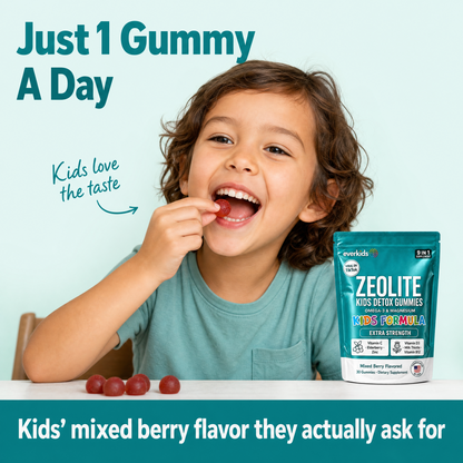 Zeolite Detox Gummies – Plant-Based Gelatin
